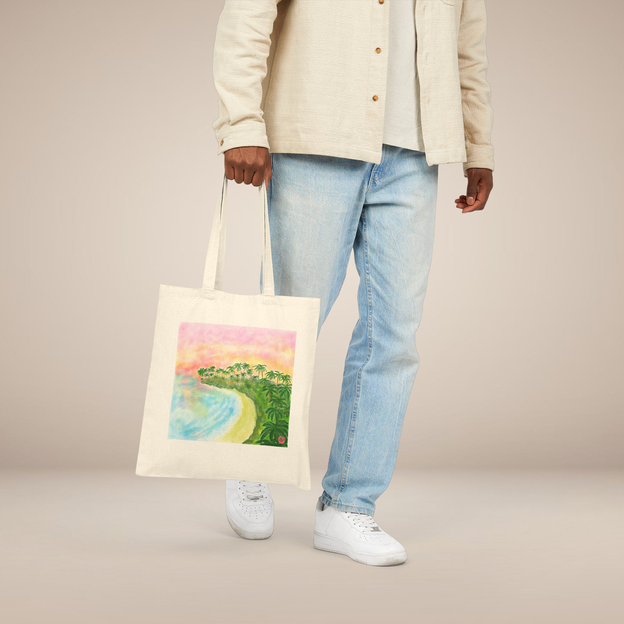 Golden Summer Sunset Tote Bag