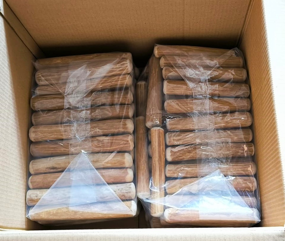 [Bulk Order] Cinnamon Wood Dog Chew Stick Toy - Small