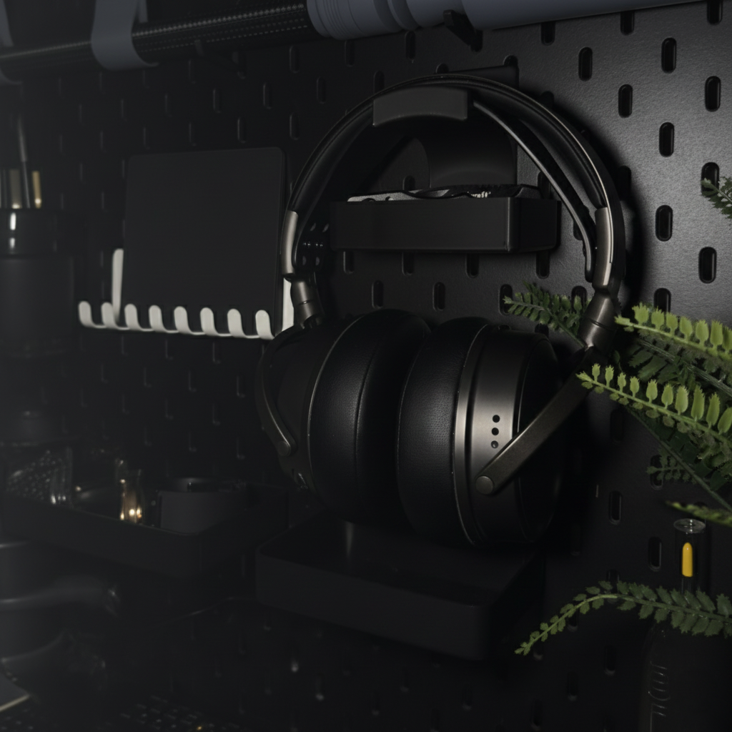 Organizerli Kulaklık Askısı & Aksesuar Standı