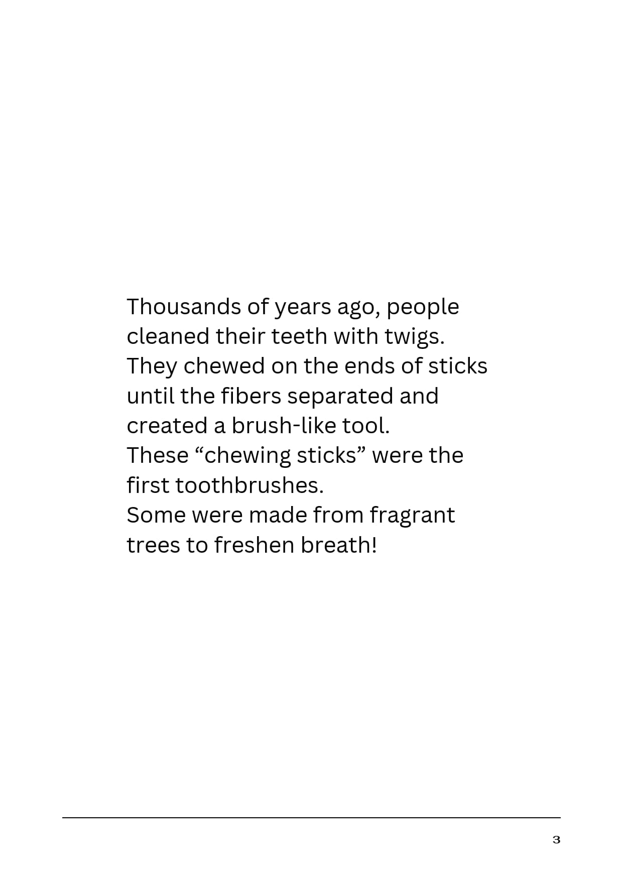 A Story of Toothbrush 