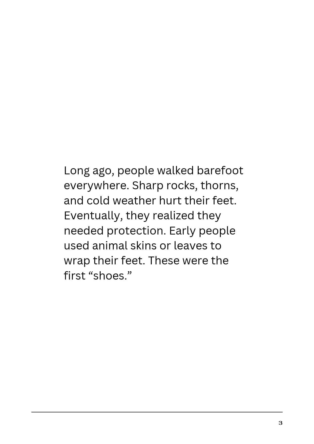A Story of Shoes