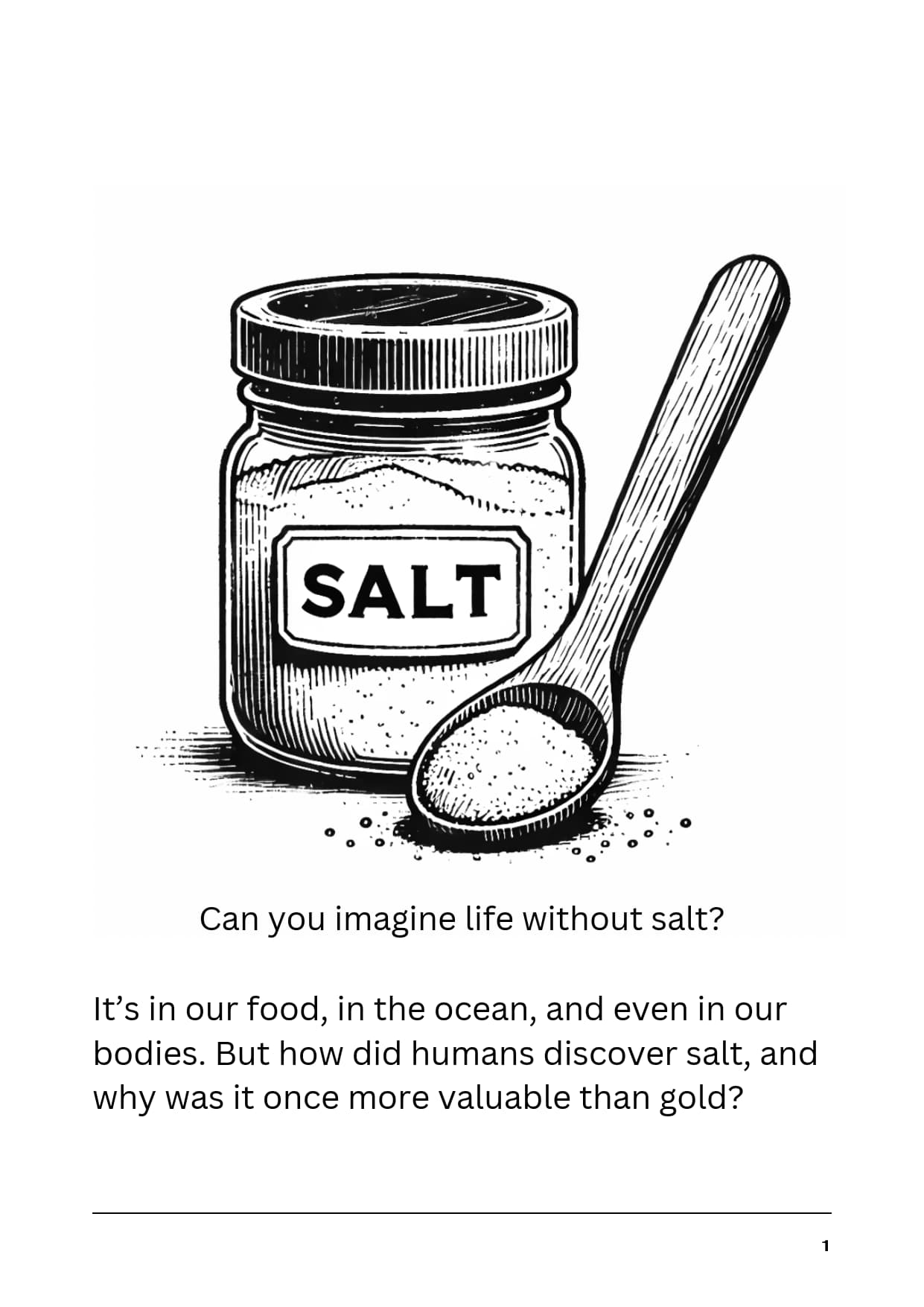 A Story of Salt
