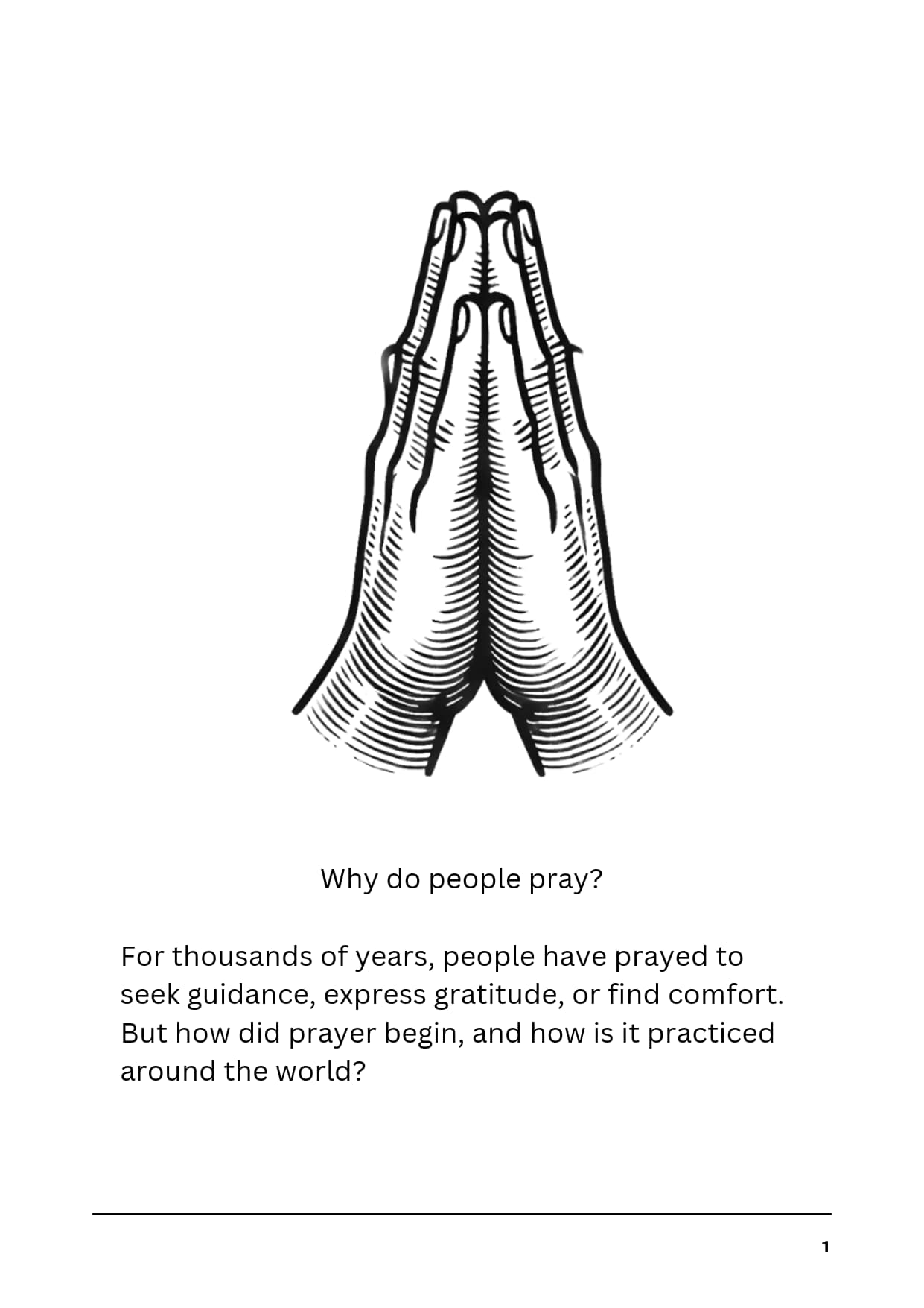 A Story of Praying