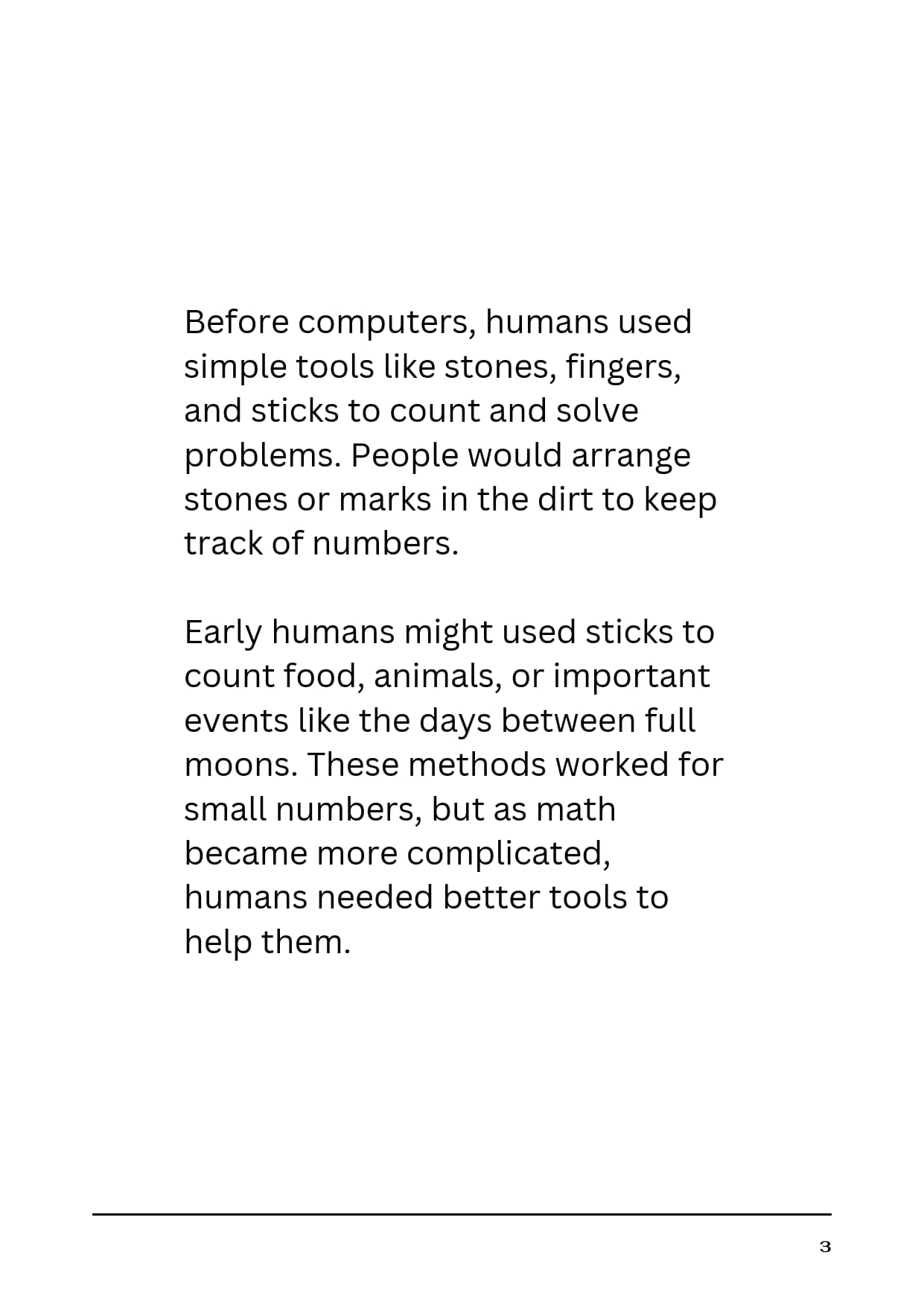 A Story Of Computers