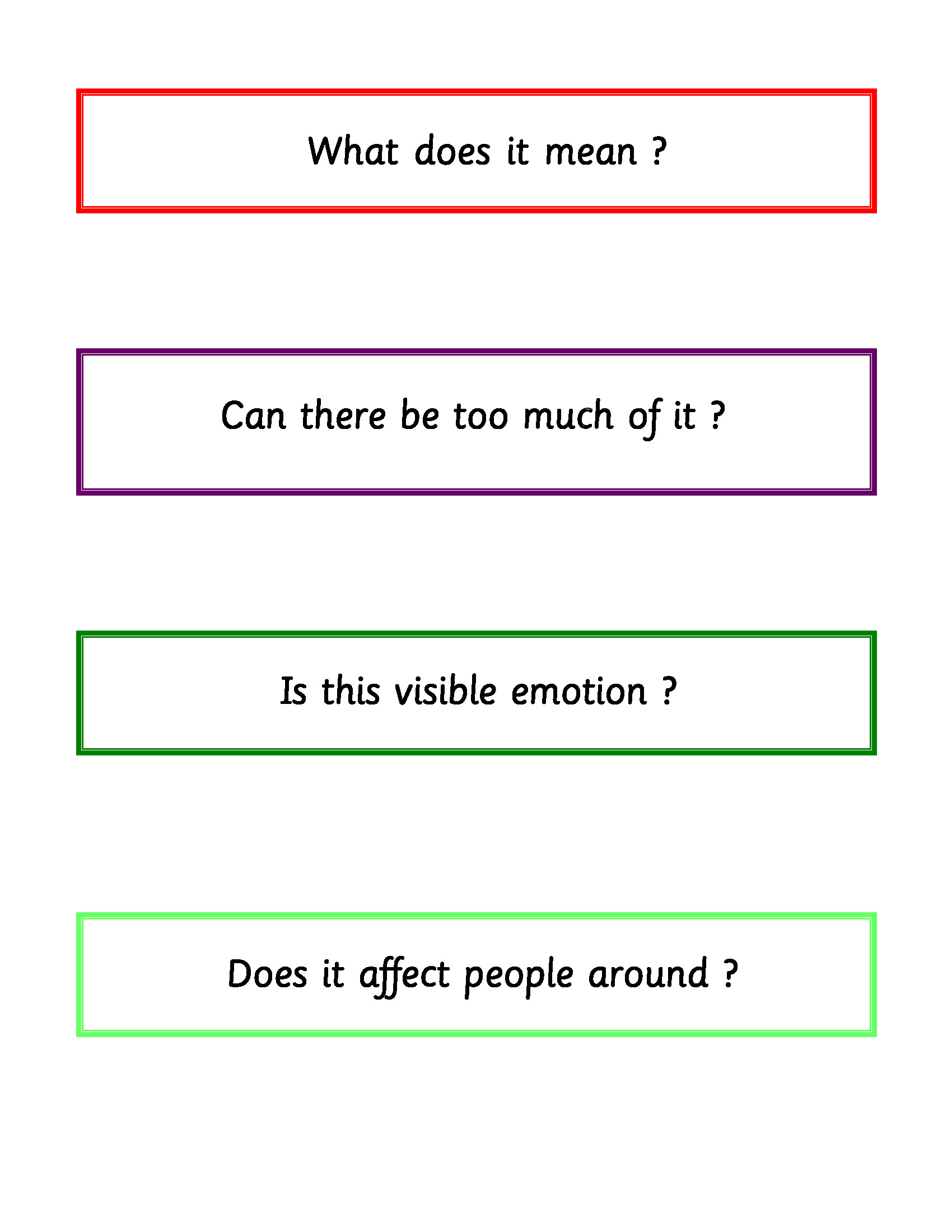 Emotions Material