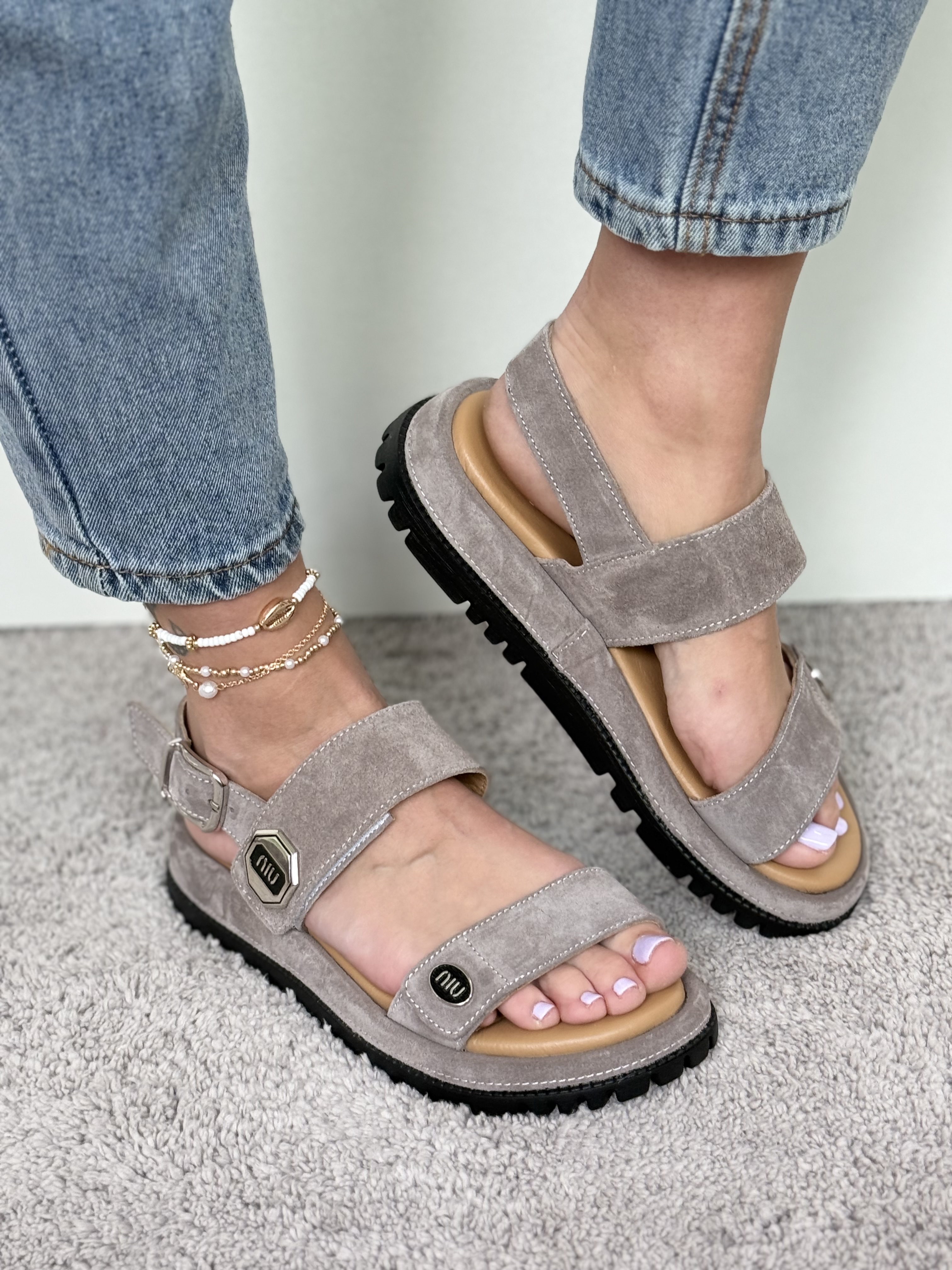 Pilkos turkiškos basutės  (P127982-TK)