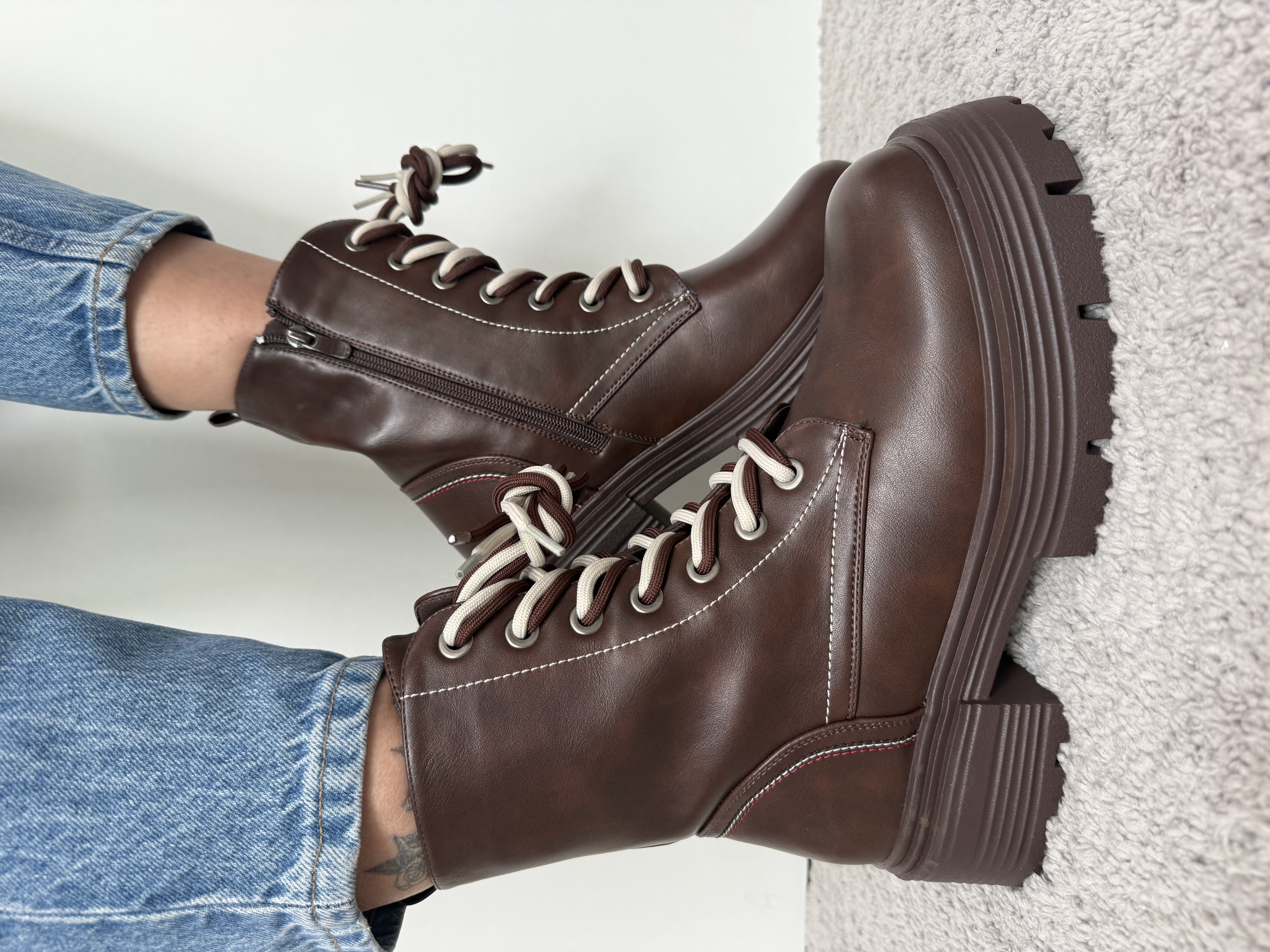 Rudi moteriški auliniai batai pašiltinti(6630)