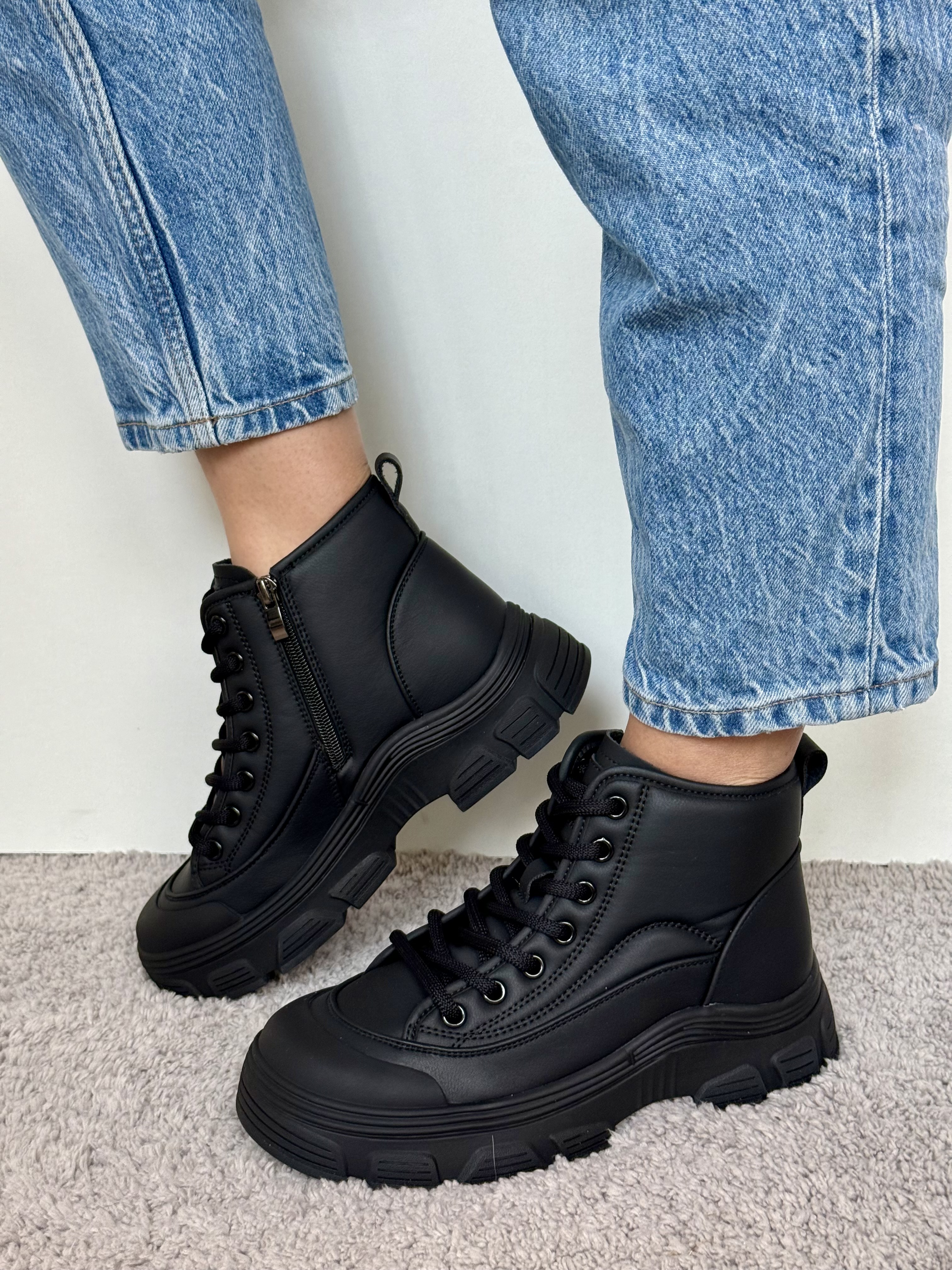 Juodi moteriški aulinukai ruduo (F6017-2)