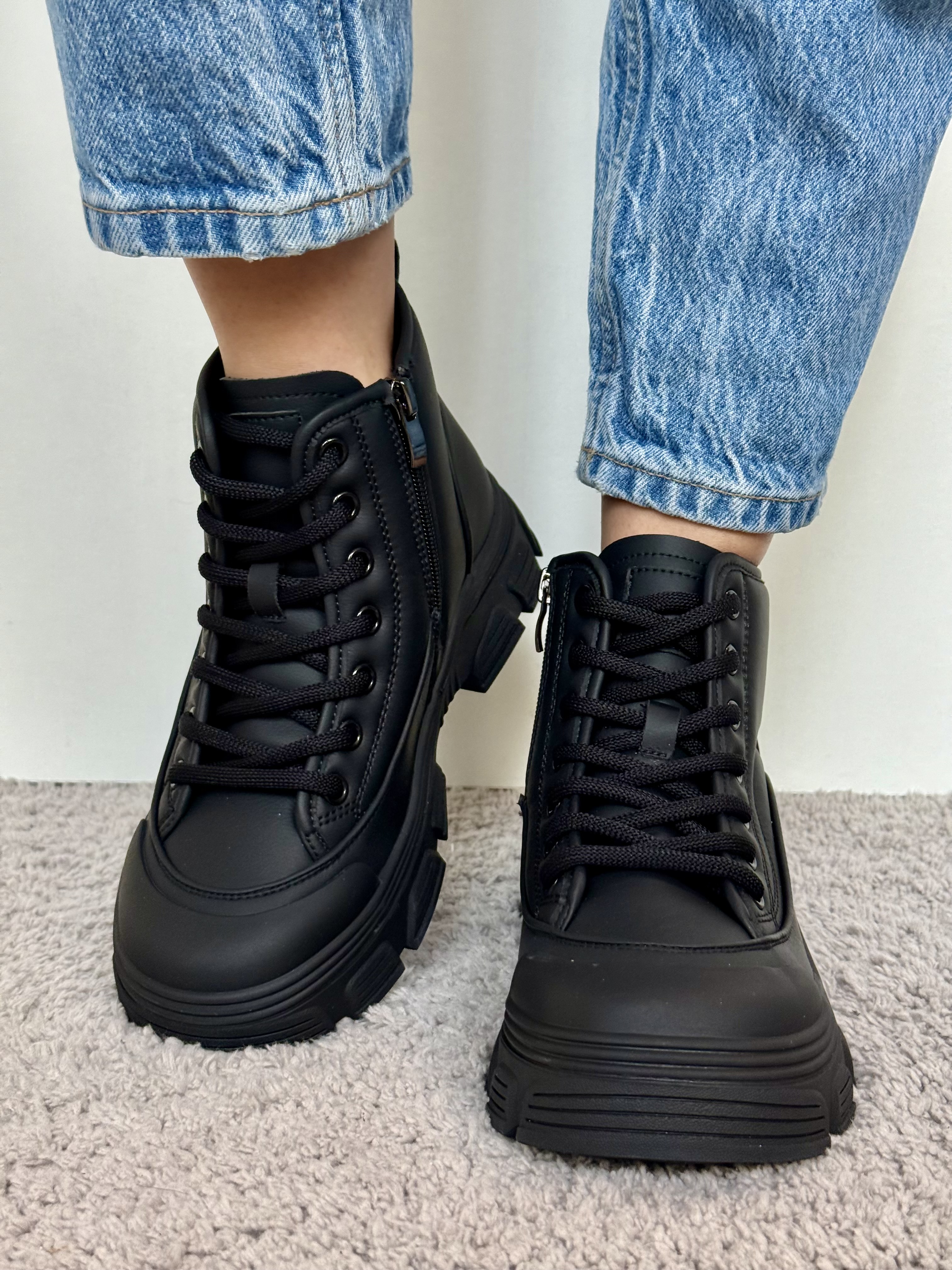 Juodi moteriški aulinukai ruduo (F6017-2)