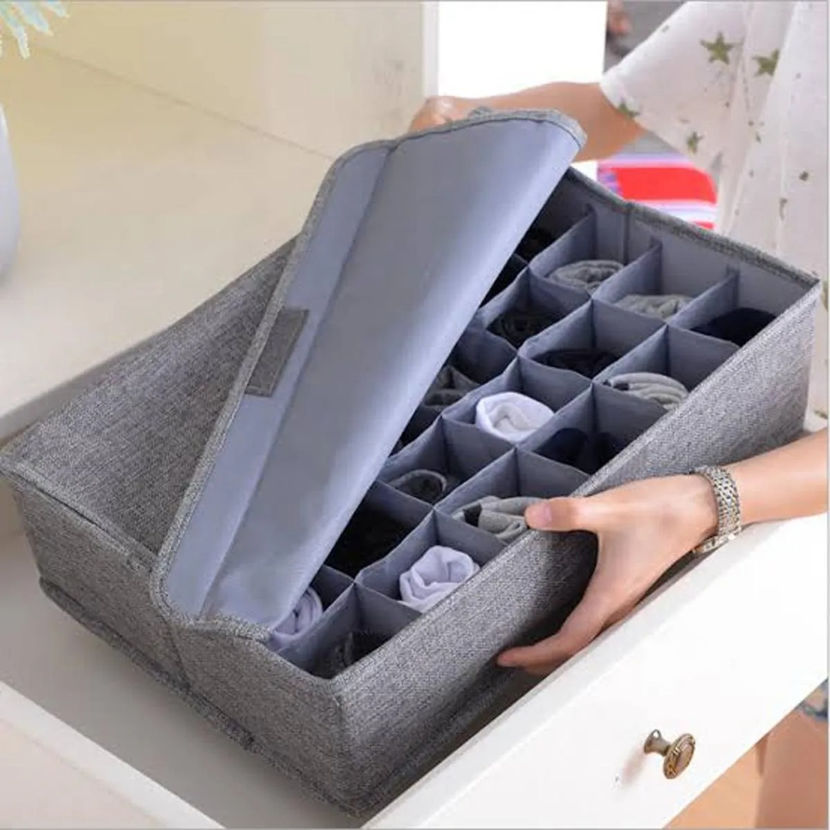 30 Pocket Socks Storage Organizer