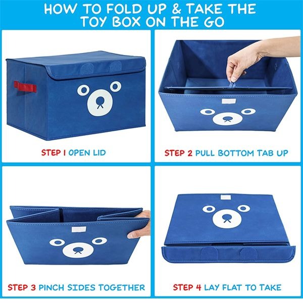 Bear Face Storage Bins