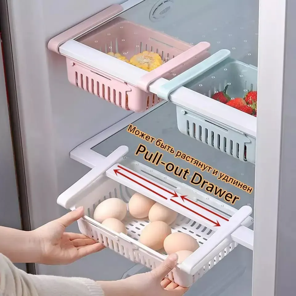 Refrigerator Storage Basket Organizer