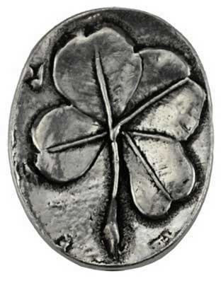 Vintage Four-Leaf Clover Medallion