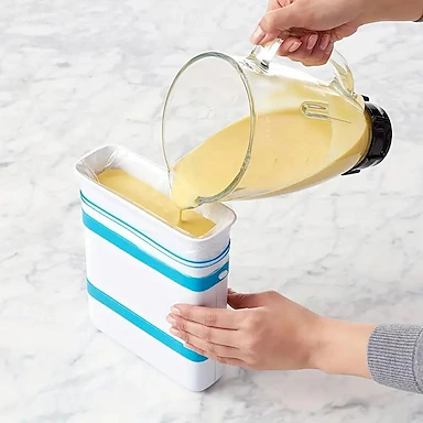 1pc Freezer Food Block Maker, Freezer Food Block Maker, Meal Prep Bag Container To Freeze Leftovers And Soup, Soup Freezer Molds, Freezer Tray For Soup, Sauce, Broth, Stew And Smoothies, Restaurant