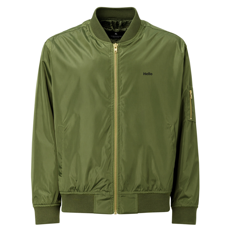 Premium recycled bomber jacket