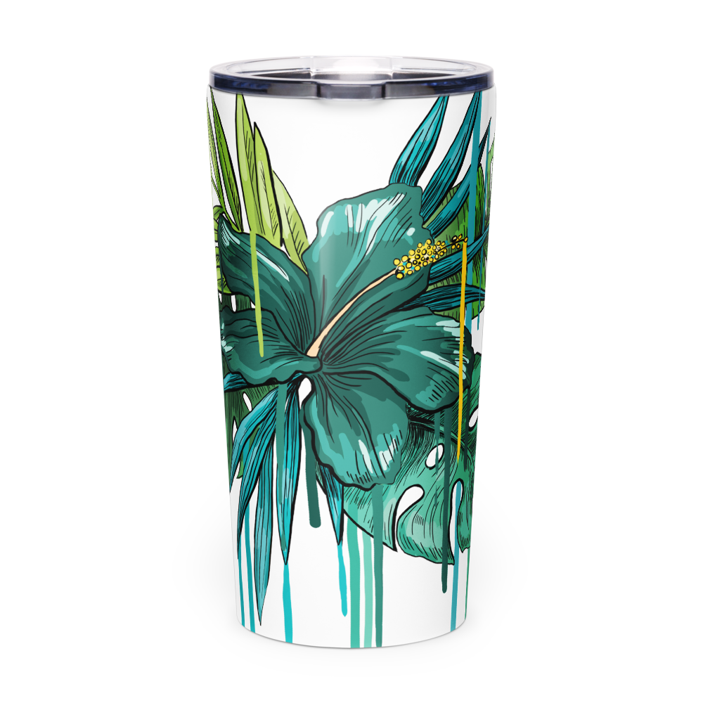 Tropical Flower Insulated Tumbler