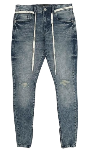  Youngla Men's Slim fit, ripped with stretch style