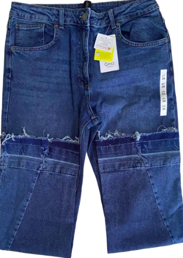 Women flared designer Jeans.