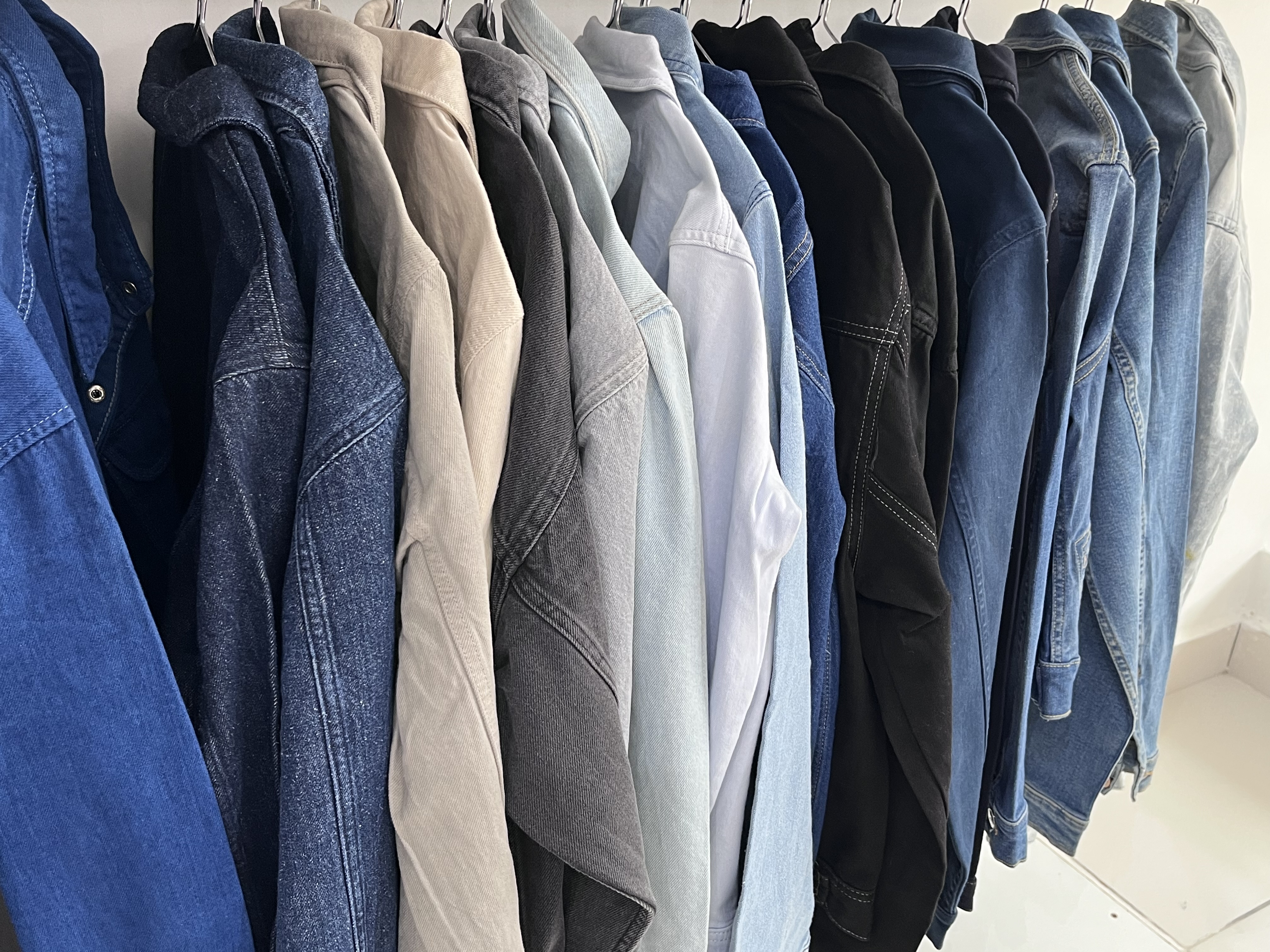 Men's Denim Shirt:  Turquoise Blue