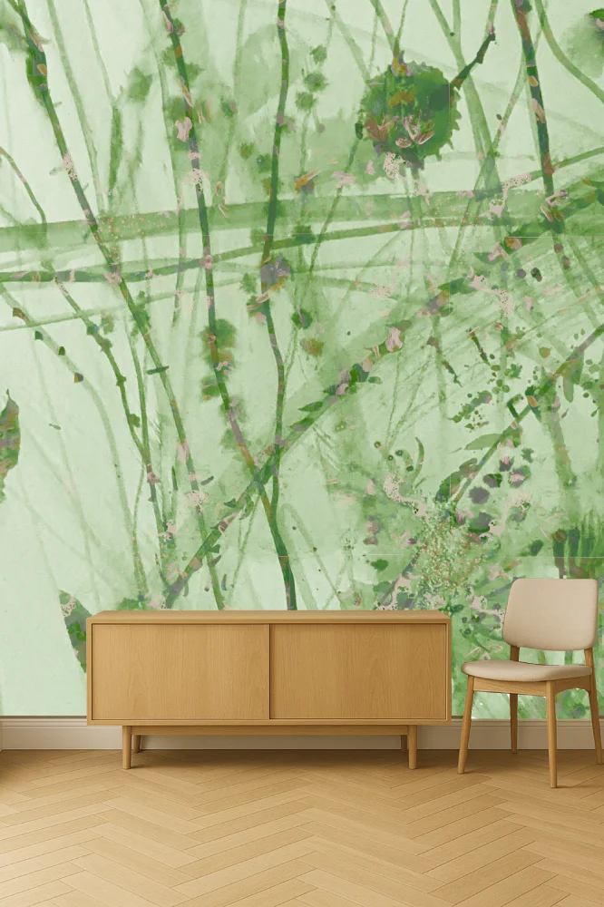 Meadows & Grassland Accent Wallpaper—Nature's Touch for Modern & Traditional Interiors