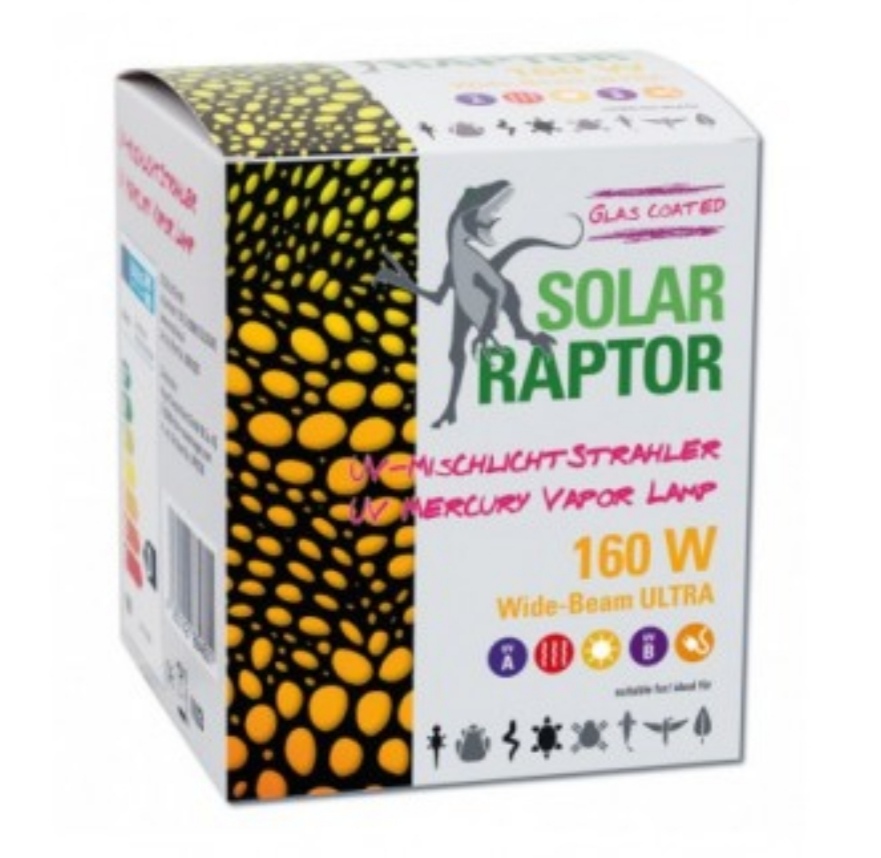 Ampoule 3 en 1 Solar Raptor 160w wide-beam ultra
