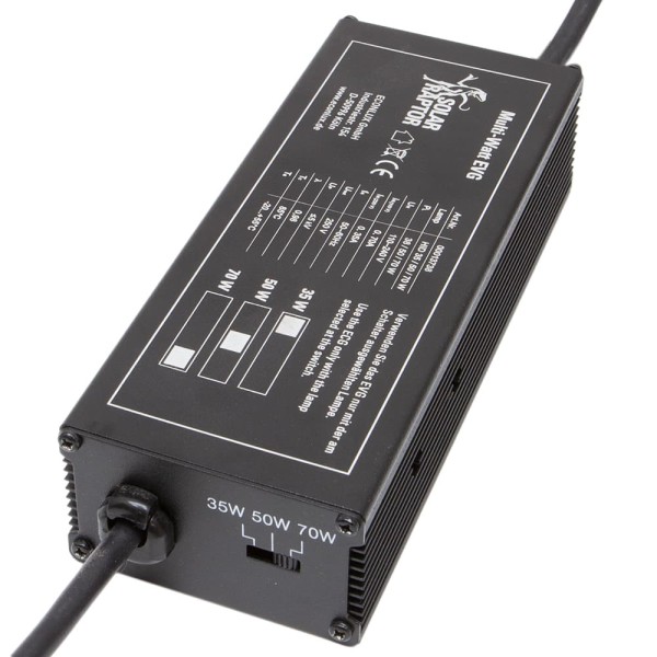 Ballast électronique multi-watts Solar Raptor 