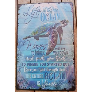 Plaque en métal modèle 5