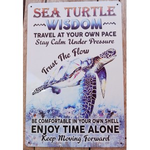 Plaque en métal modèle 2