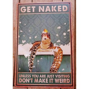 Plaque en métal modèle 1