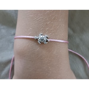 Bracelet fil rose