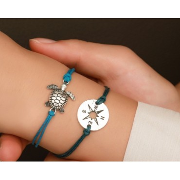 Lot de 2 bracelets porte-bonheur