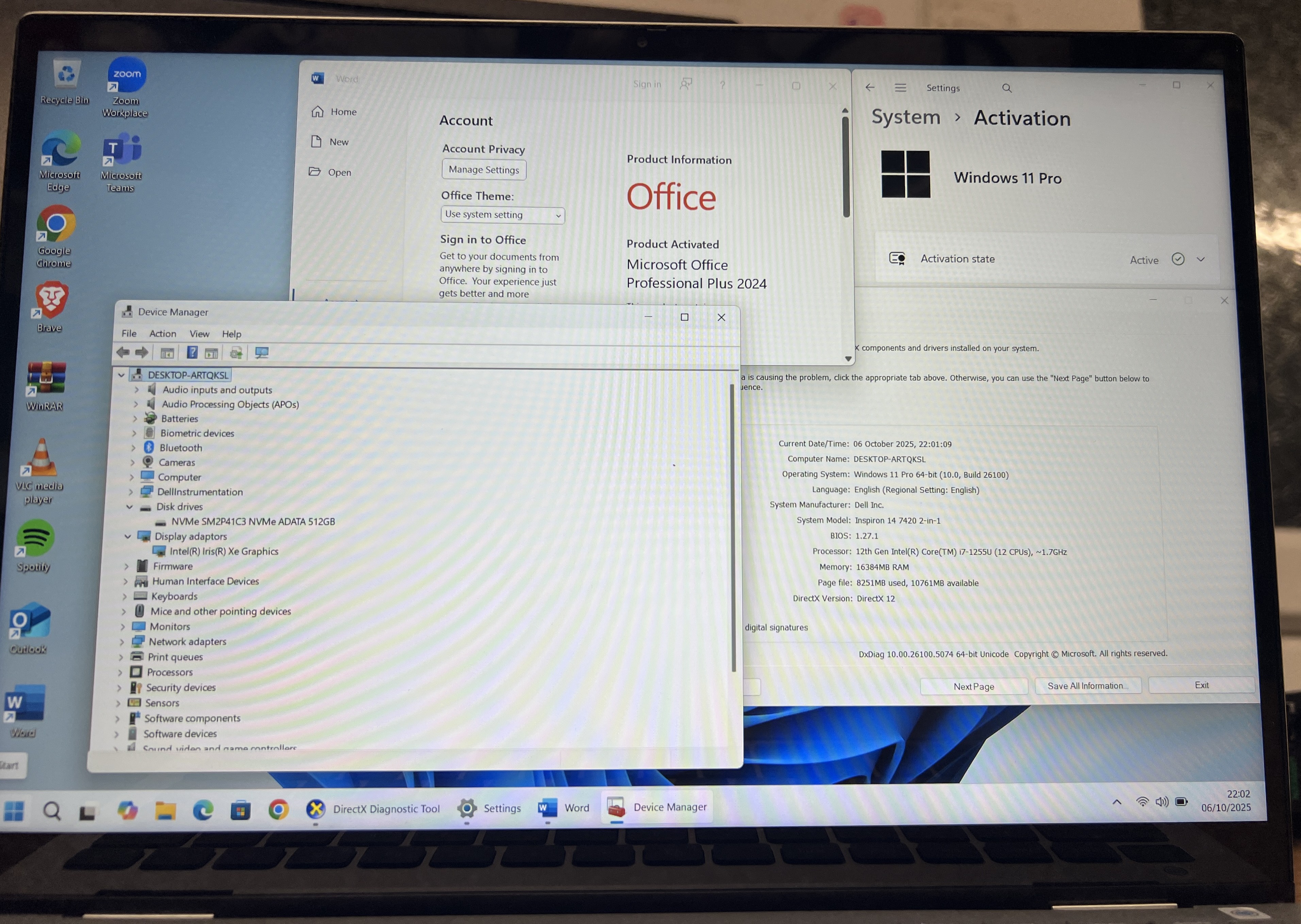 Dell Inspiron 14 7420 2-in-1 Touch (2022)