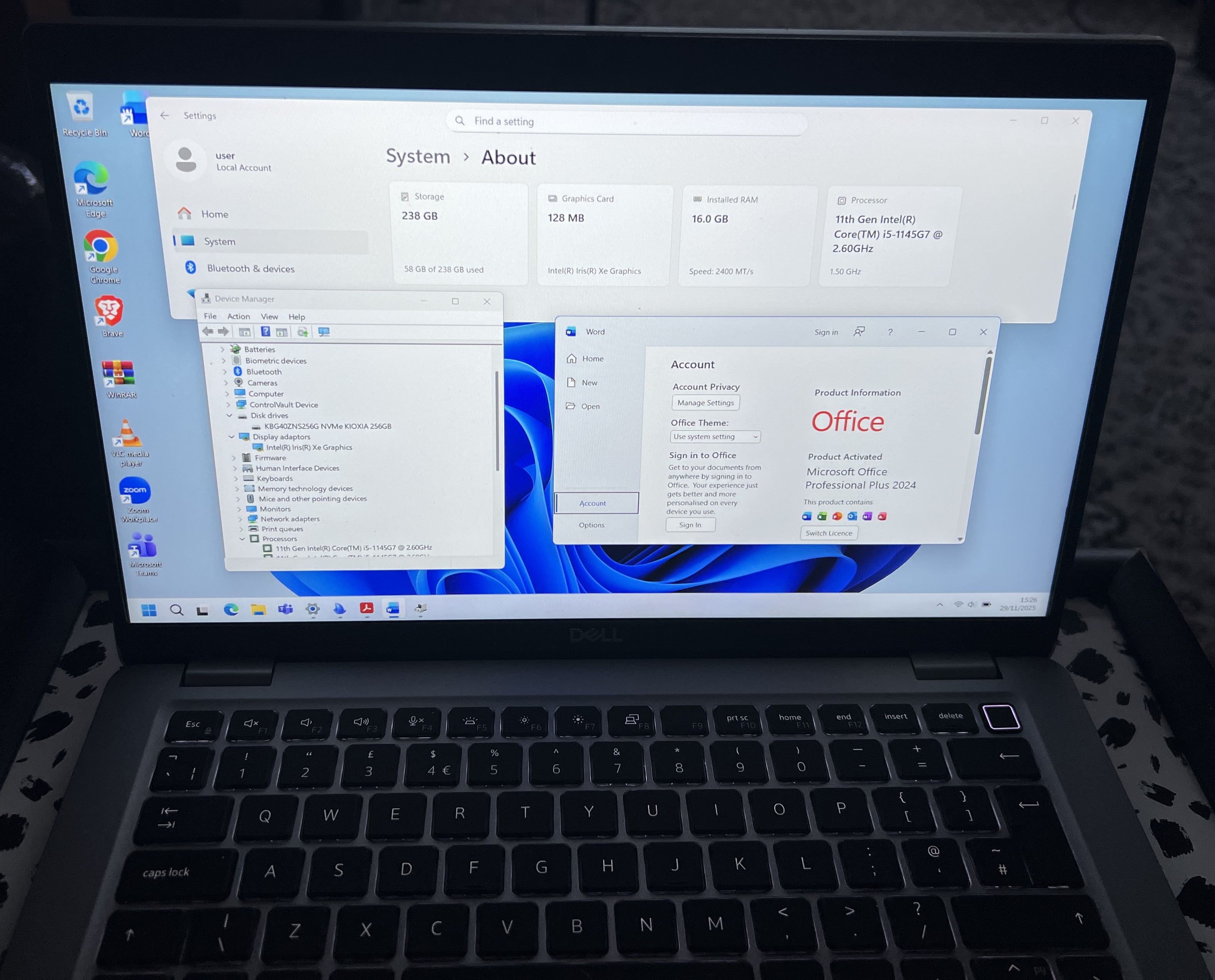 Dell Latitude 5420 – 11th Gen i5 / 16GB / 256GB SSD / Win 11 Pro