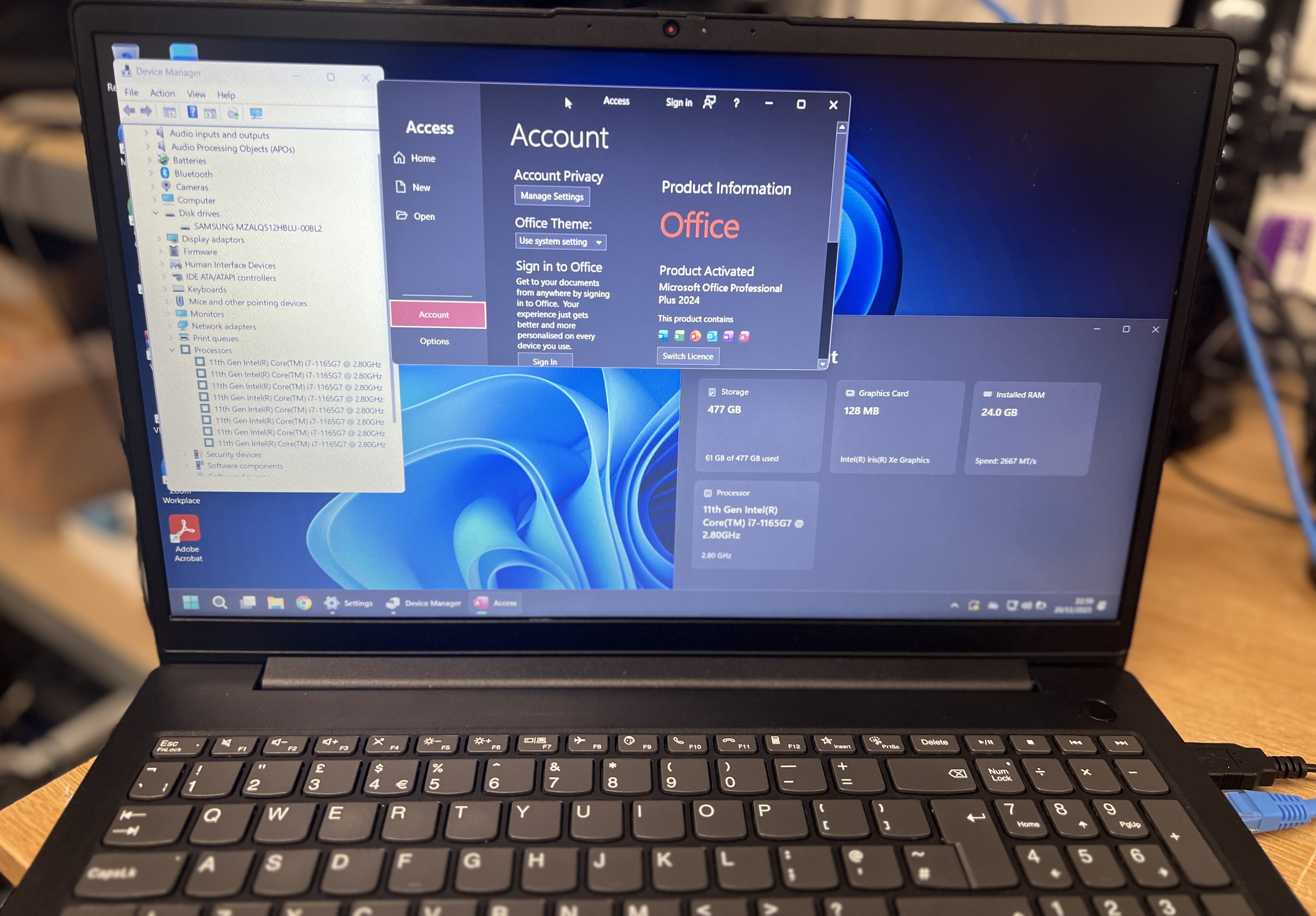 Lenovo V15 G2 ITL – i7 • 24GB RAM • 512GB SSD