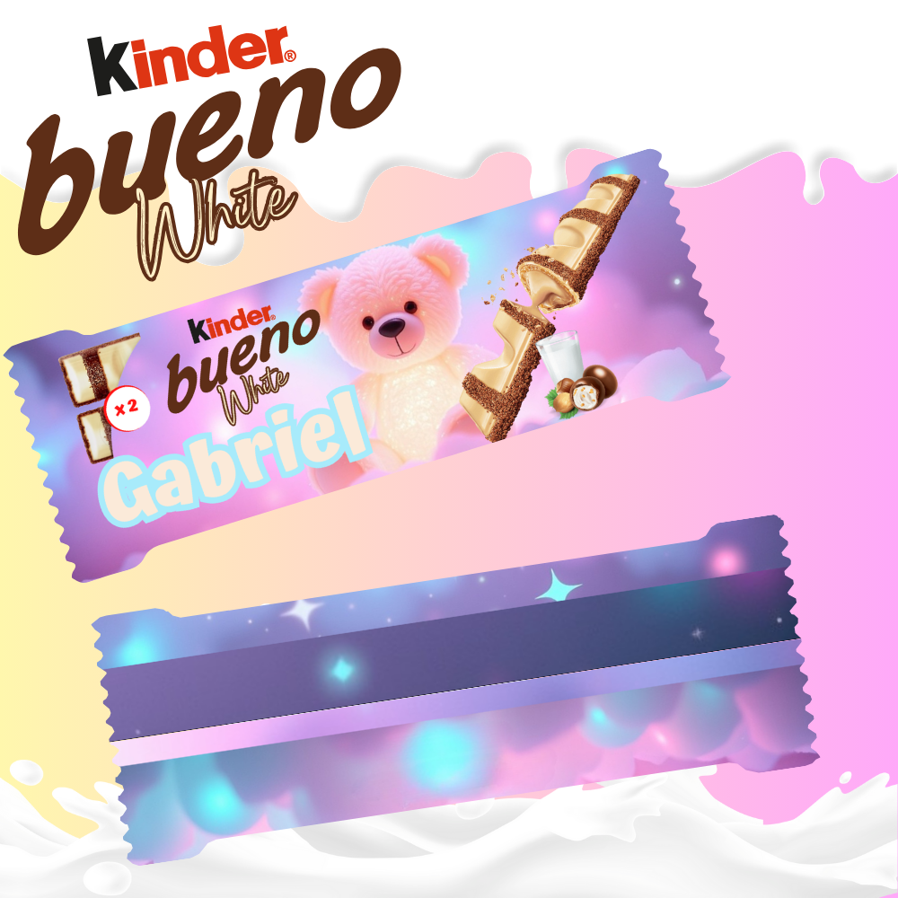 Kinder Bueno White Personnalisé