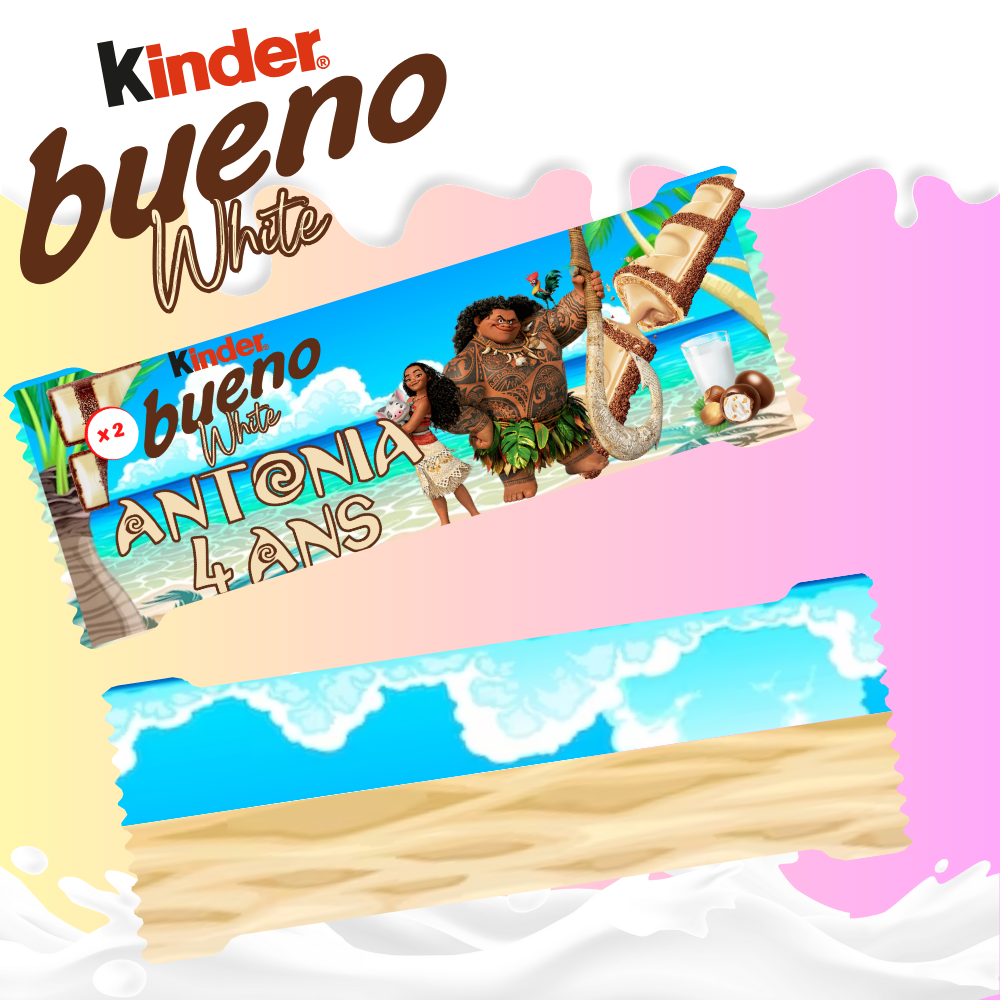 Kinder Bueno White Personnalisé