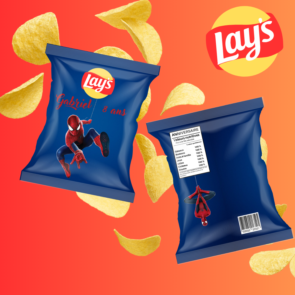 Chips Lays Personnalisé