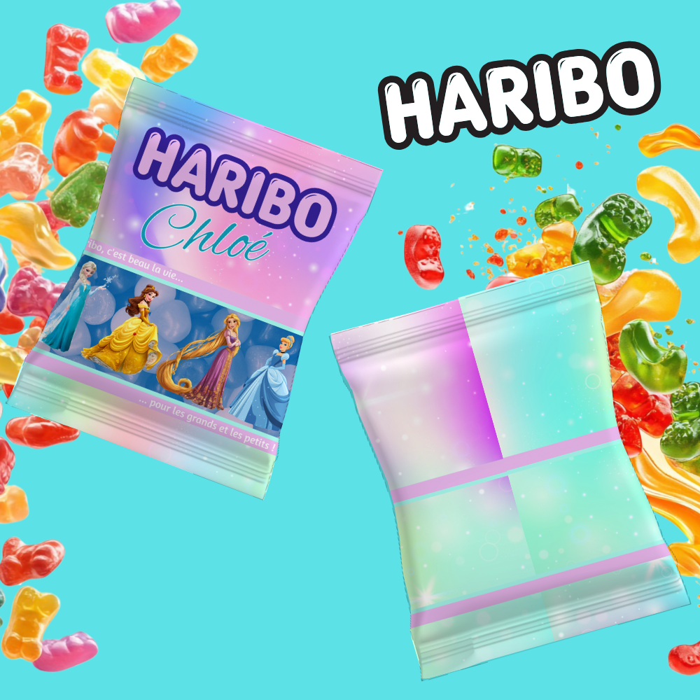 Sachet de bonbons Haribo Personnalisé
