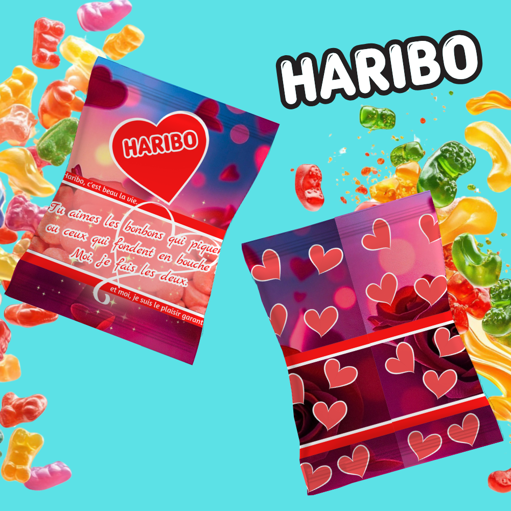 Sachet de bonbons Haribo Personnalisé