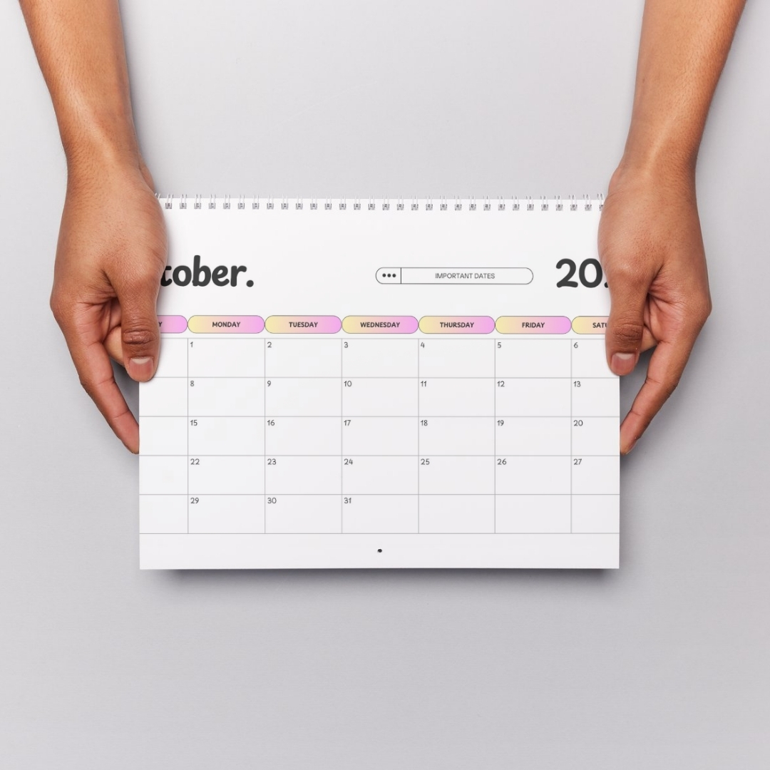 2025 Blank Calendar Template – Printable | PDF, PNG, JPG | Instant Download
