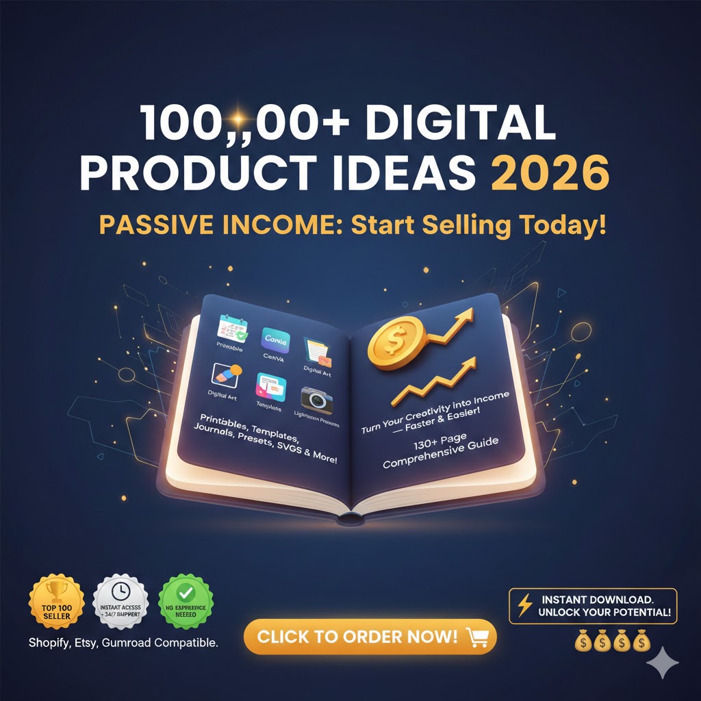 100,000+ Digital Passive Income & Small Business Ideas – 2026