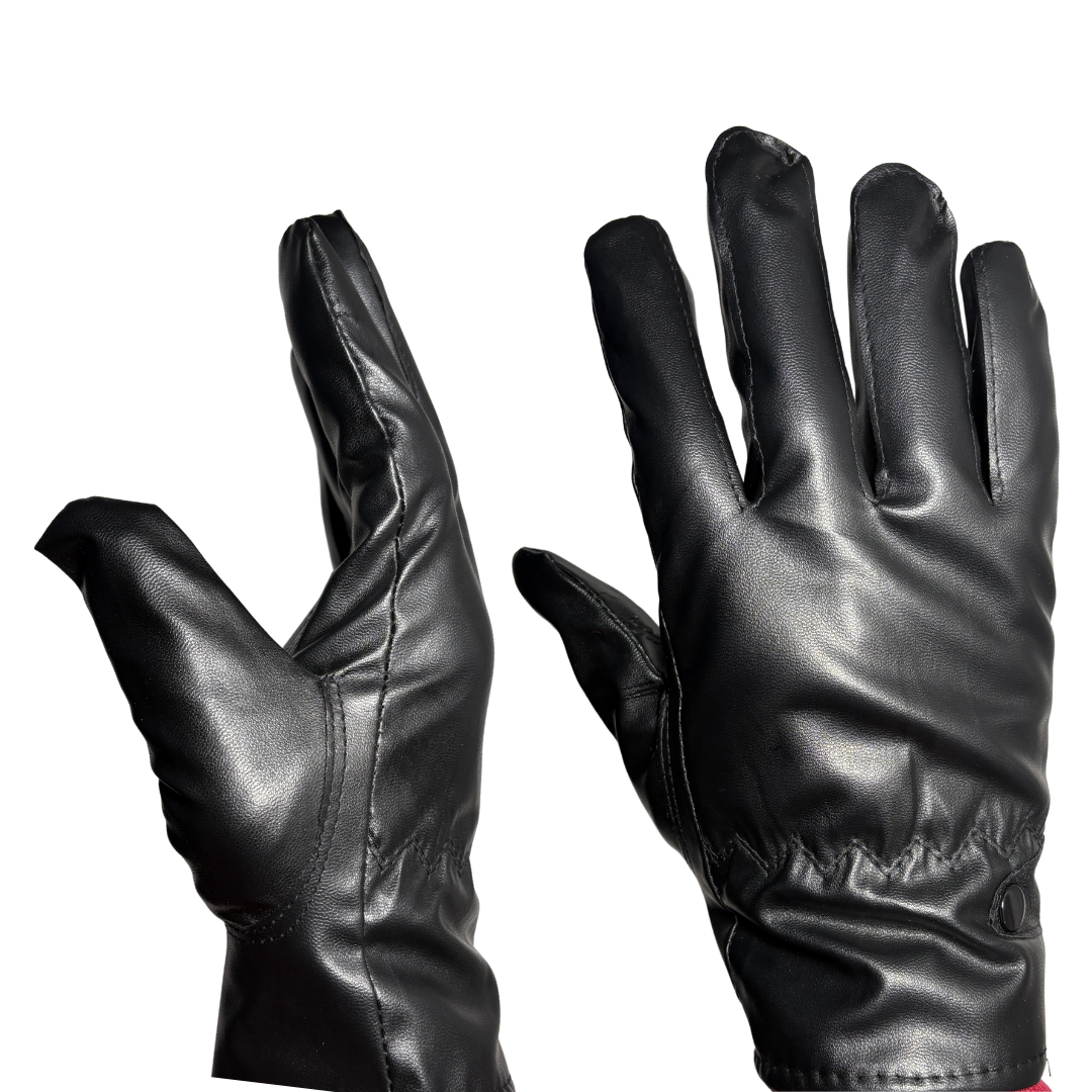 BLACK PROTECTIVE GLOVES