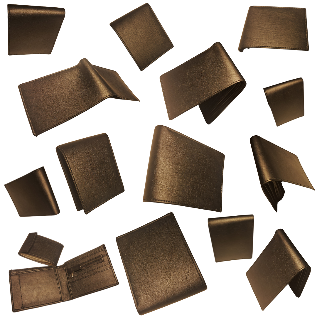 BLACK LEATHER WALLET