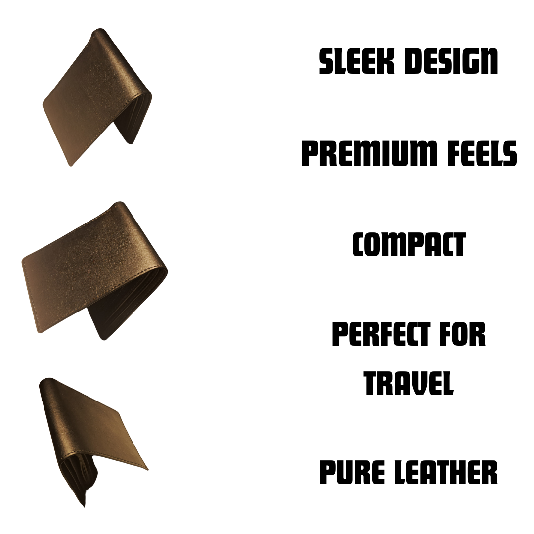 BLACK LEATHER WALLET