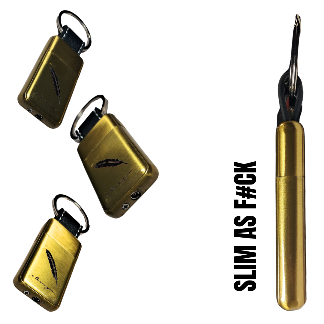 GOLDEN KEYCHAIN LIGHTER
