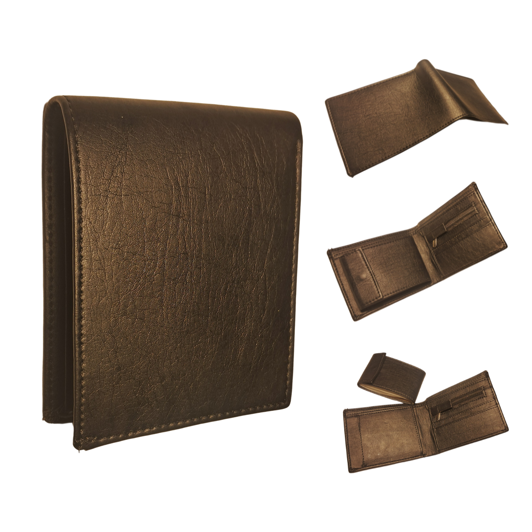 BLACK LEATHER WALLET