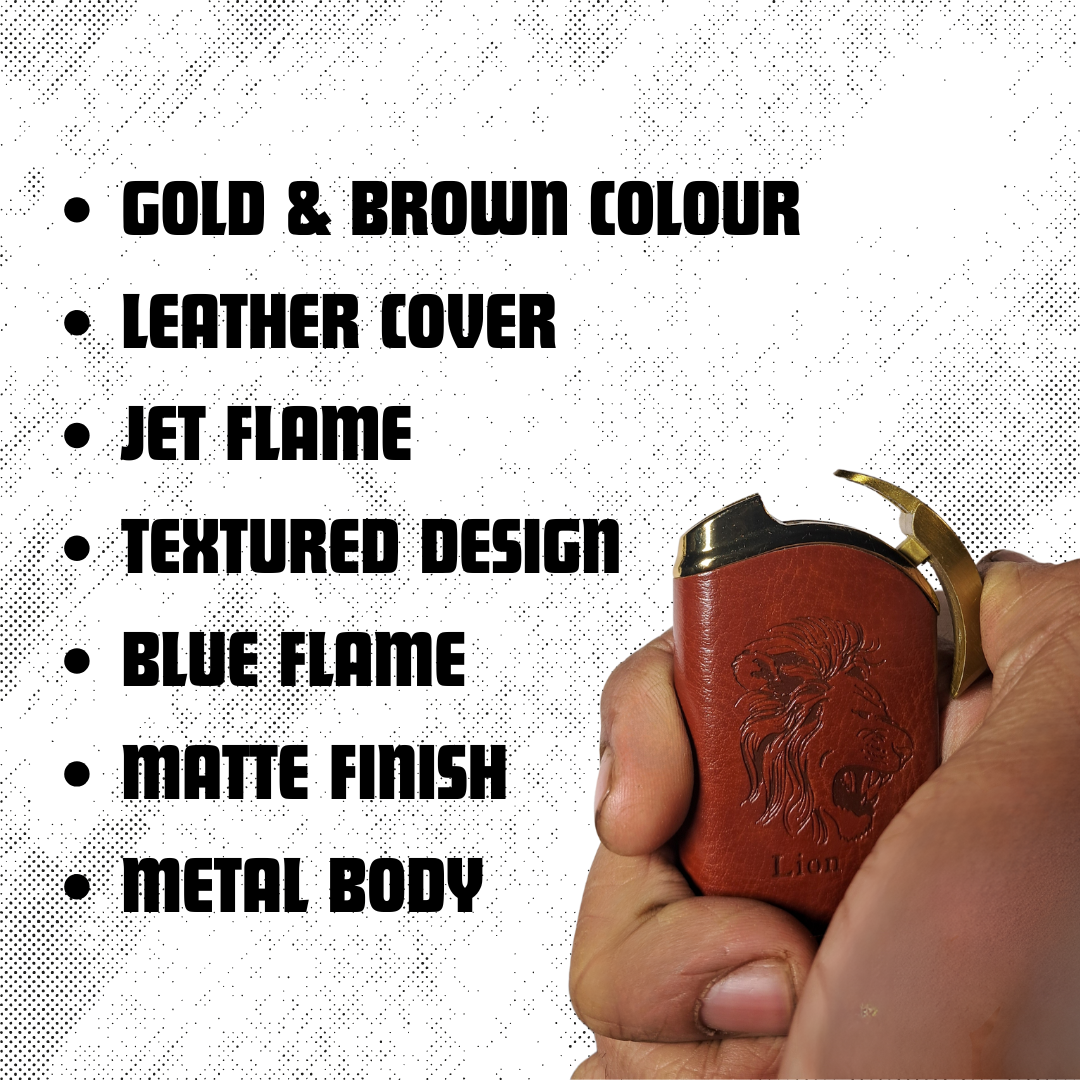 LEATHER CIGAR LIGHTER