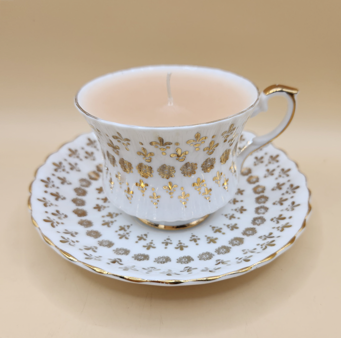 Vintage Teacup Candle Set