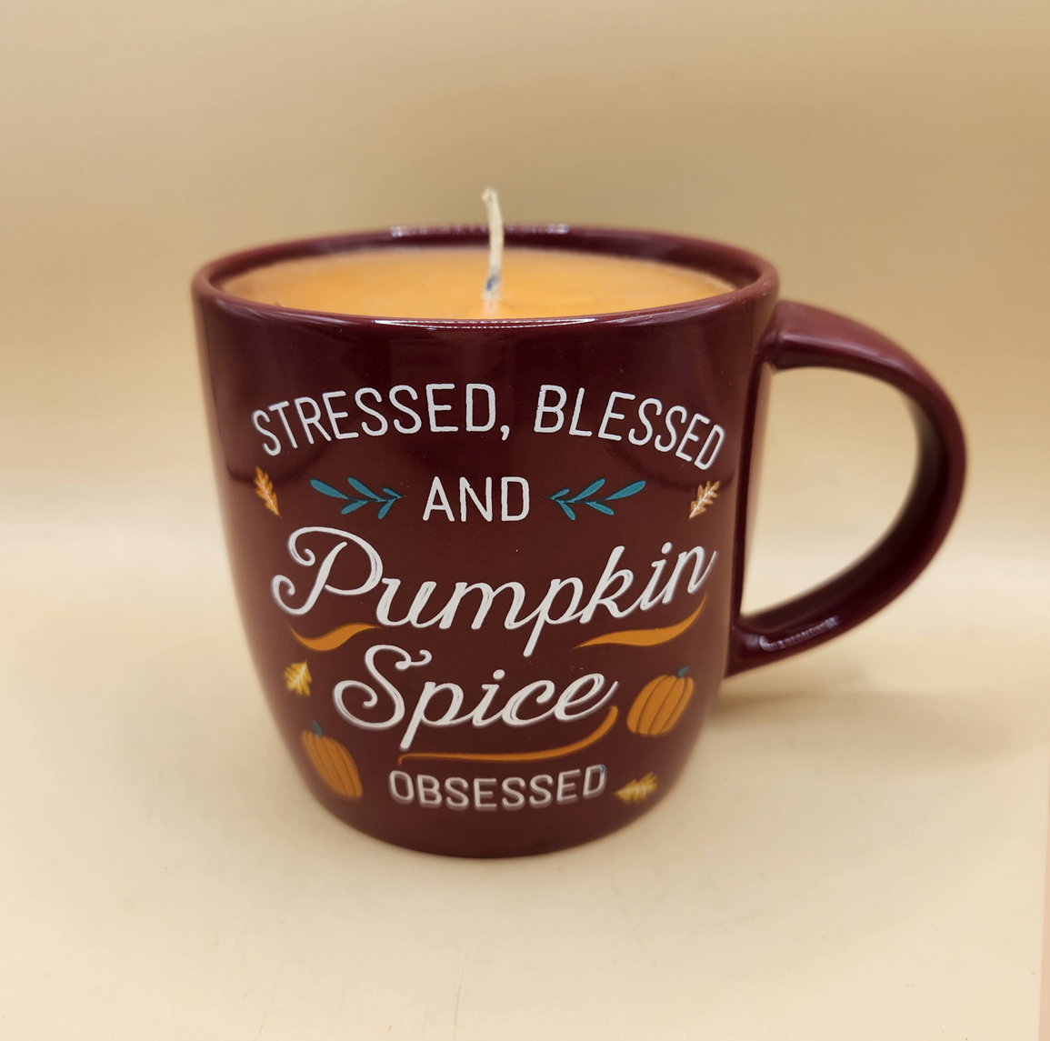 Pumpkin Spice Candle Mug
