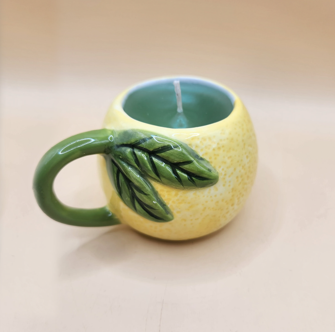 Lemon Ceramic Candle